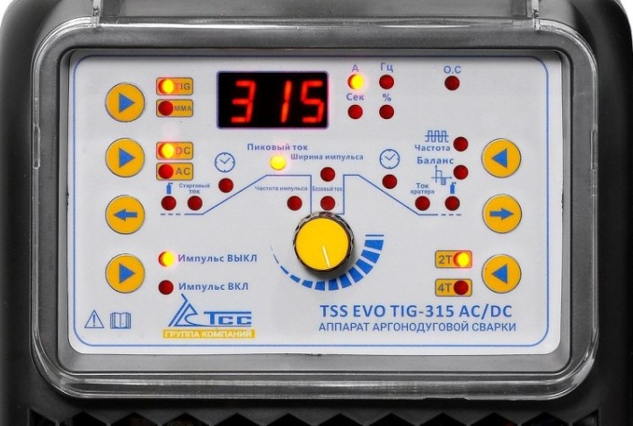 Аппарат аргонно-дуговой сварки ТСС EVO TIG-315 AC/DC [035264]