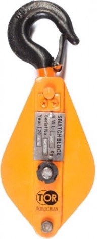 Блок монтажный с крюком TOR HQG(L) K1 г/п - 0,5 т 11505 [11505]