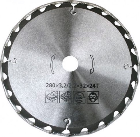 Диск пильный BELMASH 280x3,0/1,8x32/30х24Т [RD124A]