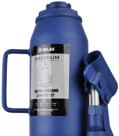 Домкрат бутылочный BELAK PREMIUM гидравлический 12т BAK.30017 [BAK.30017]