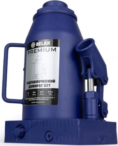 Домкрат бутылочный BELAK PREMIUM гидравлический 32т BAK.30021 [BAK.30021]