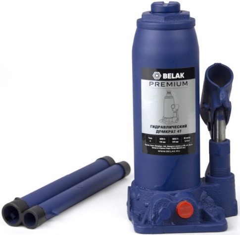 Домкрат бутылочный BELAK PREMIUM гидравлический 4т BAK.30012 [BAK.30012]