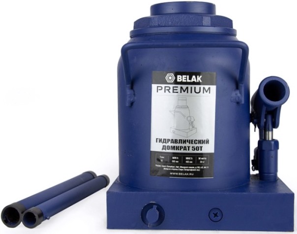 Домкрат бутылочный BELAK PREMIUM гидравлический 50т BAK.30022 [BAK.30022]