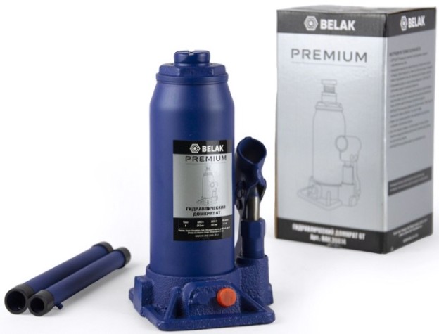 Домкрат бутылочный BELAK PREMIUM гидравлический 6т BAK.30014 [BAK.30014]