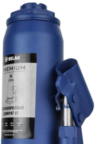Домкрат бутылочный BELAK PREMIUM гидравлический 8т BAK.30015 [BAK.30015]