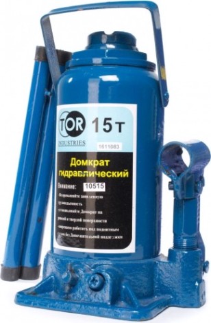 Домкрат бутылочный TOR 15 т (15 т - 225/365 мм) 10515 [10515]