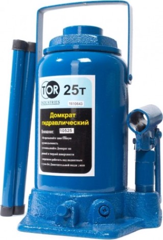 Домкрат бутылочный TOR 25 т (25 т - 255/405 мм) 10525 [10525]