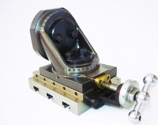 Фрезерное приспособление Visprom 0015 наклонное-поворотное, стол 100х125 мм