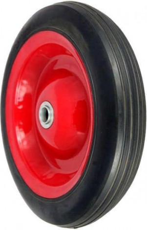 Колесо из литой резины LONGWAY SR1501 симметричная ступица, D-200 мм [01140380]