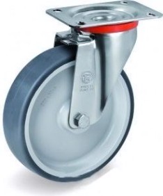 Колесо из полипропилена TELLURE ROTA 714206 поворотная, D-200 [8007554050187]