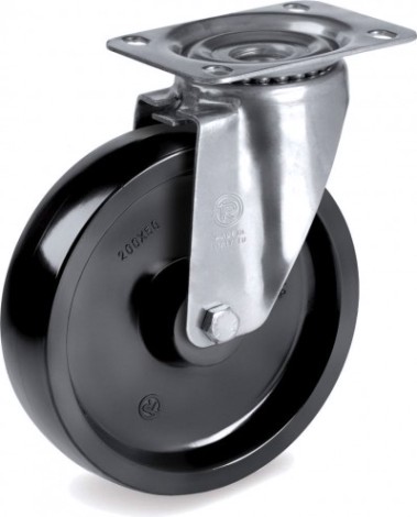 Колесо из термостойкой смолы TELLURE ROTA 067150 серия 67, d-100 мм, до 280 °C [8007554069172]