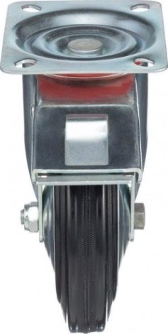 Колесо СТЕЛЛА-ТЕХНИК 4003-160 d=160 мм, г/п=145 кг, поворотное с тормозом [6973720469669]