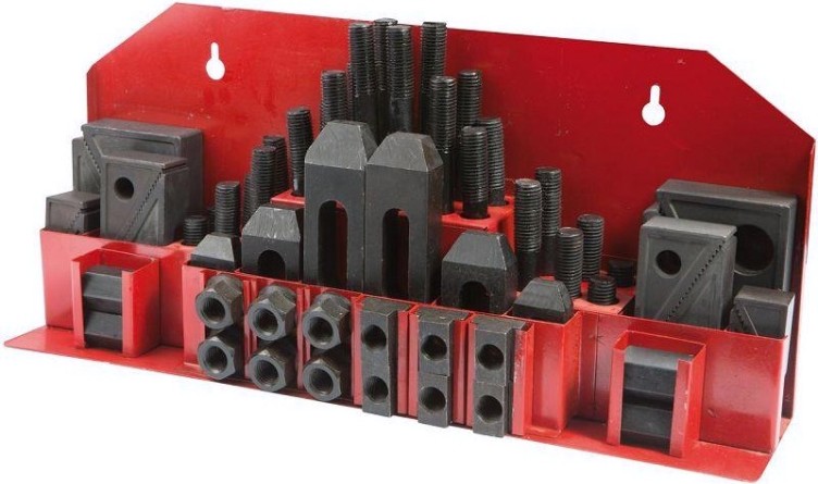 Комплект прихватов JET JE59500088 М16, для Т-образного паза 16 мм [59500088]