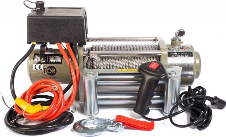 Лебедка автомобильная TOR S10000 (4536 кг/28 м) 12 V (1141004) [1141004]