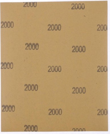 Лист для ручного шлифования KRAMER 230x280 мм; P 2000 (10шт) водостойкая [75629]