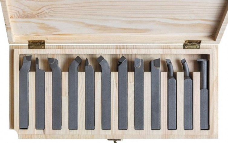 Набор резцов JET NTR1616RU 12 шт, 16х16, с напайными пластинами, Т5К10