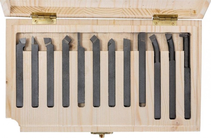 Набор резцов JET NTR88RU 12 шт, 8х8, с напайными пластинами, Т5К10