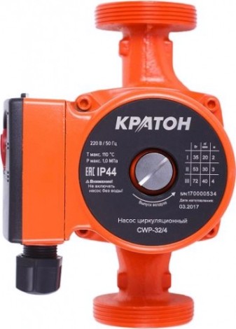 Насос циркуляционный КРАТОН CWP-32/4 [5 04 07 007]