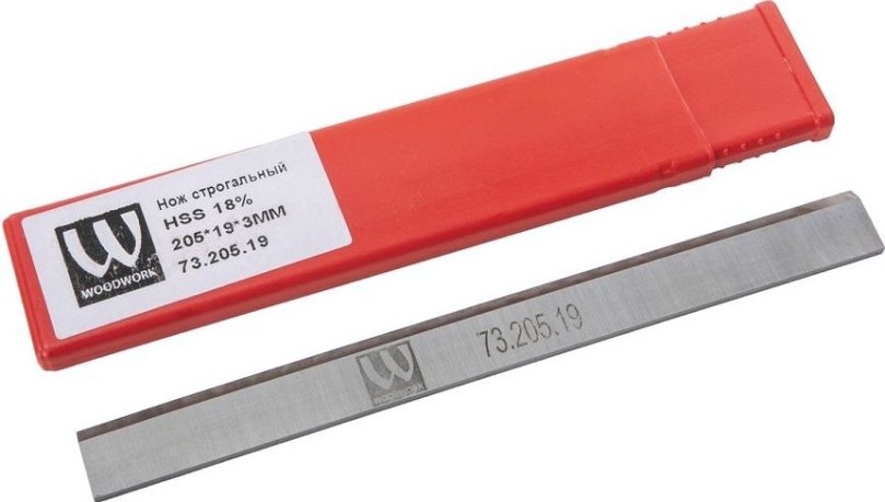 Нож строгальный HSS 18% JET 73.205.19 (1 шт) для 60А, 60C, JJ-8-M, JJ-8L-M, JJ-866