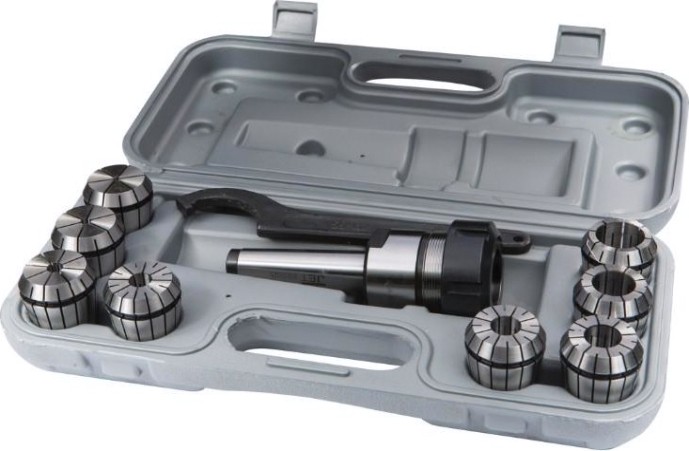 Патрон цанговый JET JE59500025 МК-3/ER40 с набором из 8 цанг 3-26 мм [59500025]