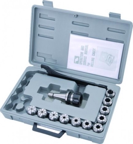 Патрон цанговый JET JE59500027 ISO40/ER32 с набором из 12 цанг (3-20 мм) [59500027]