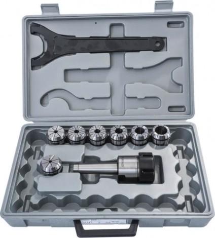 Патрон для зажимных цанг с цангами JET JE50000180 MK-3, D-6,8,10,12,16,20,25 мм, [50000180]