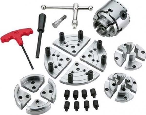 Патрон JET CK-2.75Z/S1 70 мм 4-х кулачковый, по дереву в наборе [59500108]