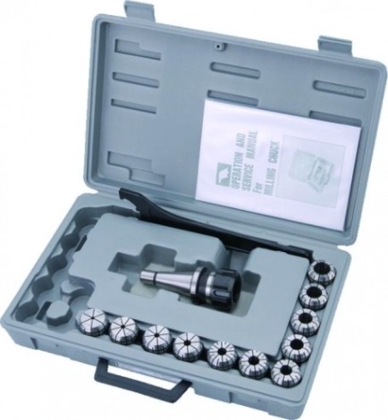 Патрон шпинделя JET JE50000125 ISO40-ER32 с набором 11 цанг (4-20 мм) [50000125]