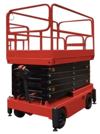 Передвижной телескопический подъемник SKYER SPF1105 самоходный, ножничный, ведомый