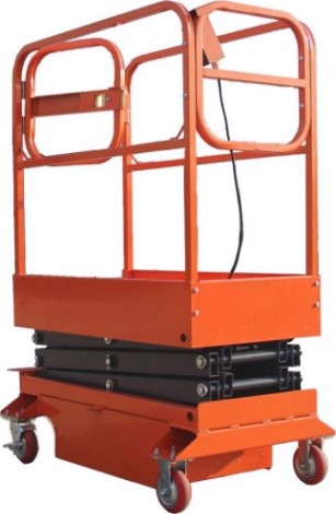 Передвижной телескопический подъемник TOR GTJY ножничный 450 кг 10 м (от сети) [1009048]