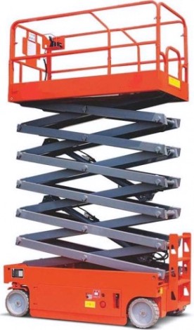 Подъемник ножничный передвижной самоходный TOR GTJZ0810 450 кг 8 м (автономный) [1022029]