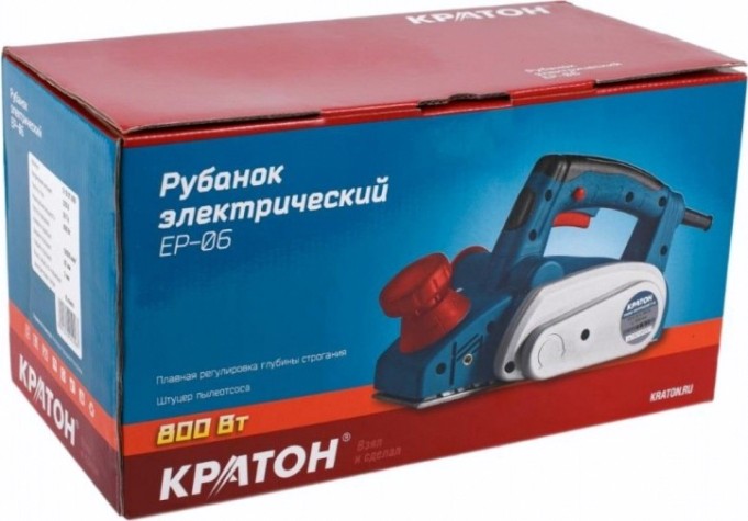 Рубанок сетевой КРАТОН EP-06 [3 10 01 008]