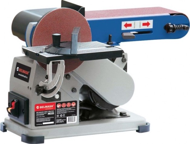 Станок шлифовальный тарельчато-ленточный BELMASH BDG 100/152 [S083A]
