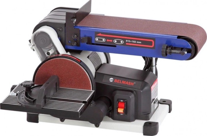 Станок шлифовальный тарельчато-ленточный BELMASH BDG 100/152L [S221A]