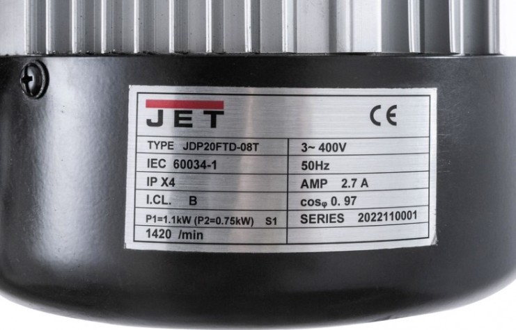 Станок сверлильный JET JDP-20FTD 400V [JT1-134]