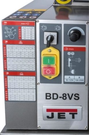 Станок токарный JET BD- 8VS с расширенной комплектацией [50000911ME]