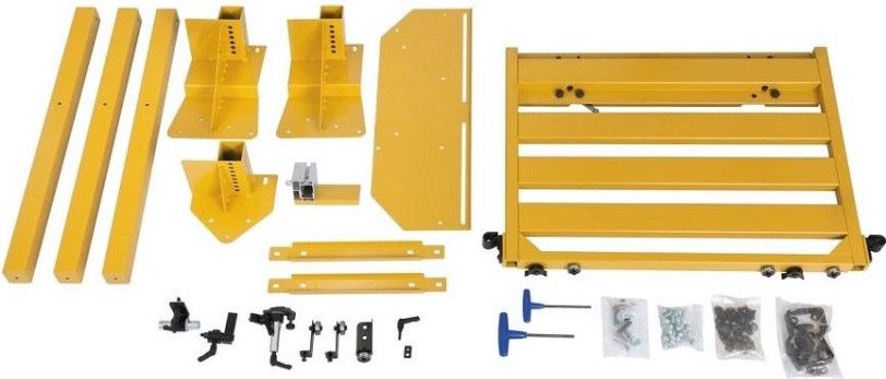 Стол подвижный (каретка) JET JE1794860K с упором заготовки и доп. опорами [1794860K-RU]