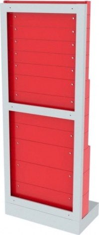 Стойка СТЕЛЛА-ТЕХНИК 403-06-04-03 (610х325х1500 мм) напольная