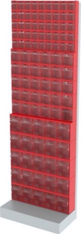 Стойка СТЕЛЛА-ТЕХНИК 405-05-05-05 (610х325х1850 мм) напольная