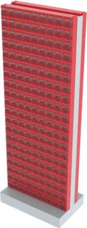 Стойка СТЕЛЛА-ТЕХНИК 406-20-00-00 (600х380х1650 мм) двусторонняя напольная