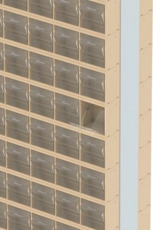 Стойка СТЕЛЛА-ТЕХНИК бежевая двусторонняя напольная (600х380х1650) [406-20-00-00-B]