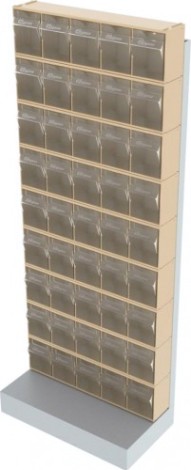 Стойка СТЕЛЛА-ТЕХНИК бежевая напольная (610х325х1500) [403-00-00-09-B]