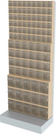 Стойка СТЕЛЛА-ТЕХНИК бежевая напольная (610х325х1500) [403-06-04-03-B]