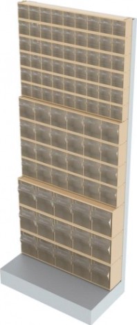 Стойка СТЕЛЛА-ТЕХНИК бежевая напольная (610х325х1500) [403-06-04-03-B]