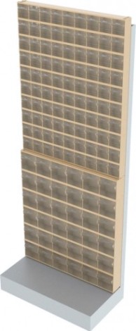 Стойка СТЕЛЛА-ТЕХНИК бежевая напольная (610х325х1500) [403-10-06-00-B]