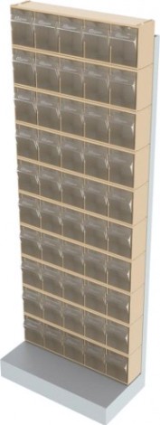 Стойка СТЕЛЛА-ТЕХНИК бежевая напольная (610х325х1650) [404-00-00-10-B]