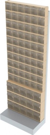 Стойка СТЕЛЛА-ТЕХНИК бежевая напольная (610х325х1650) [404-00-10-03-B]