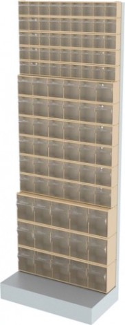 Стойка СТЕЛЛА-ТЕХНИК бежевая напольная (610х325х1650) [404-05-06-03-B]