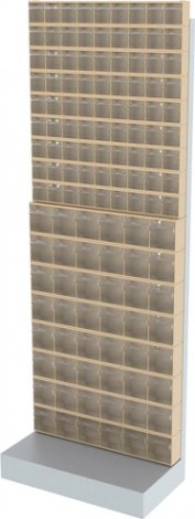 Стойка СТЕЛЛА-ТЕХНИК бежевая напольная (610х325х1650) [404-09-08-00-B]