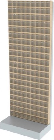 Стойка СТЕЛЛА-ТЕХНИК бежевая напольная (610х325х1650) [404-20-00-00-B]